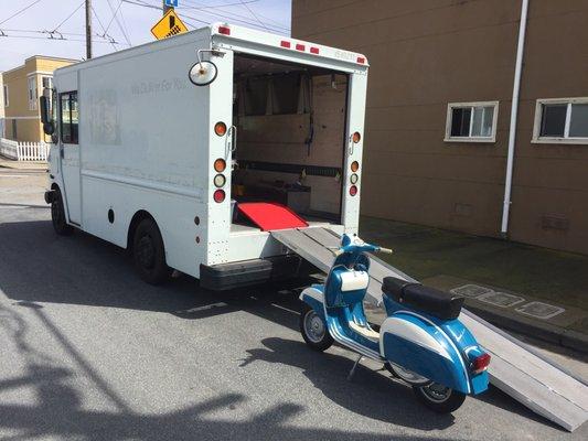 Scooter shop a'go-go! Mobile service, towing, repairs, restorations, vintage and modern needs