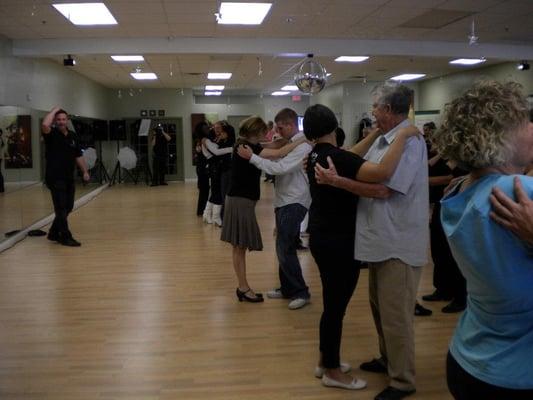 Group Salsa Class!  Sign up for our monthly group membership classes!  Over 80 classes a month to choose from!