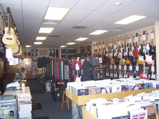 Drums, Guitars, Flutes and more all available at Rossi Music Store