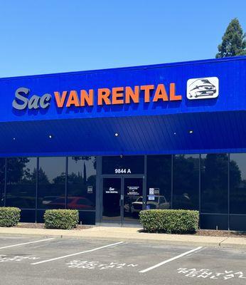 Sac Van Rental 
9844 Business Park Ave.
Suite A
Sacramento, CA 95827