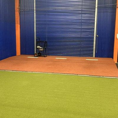 Three indoor bullpens.