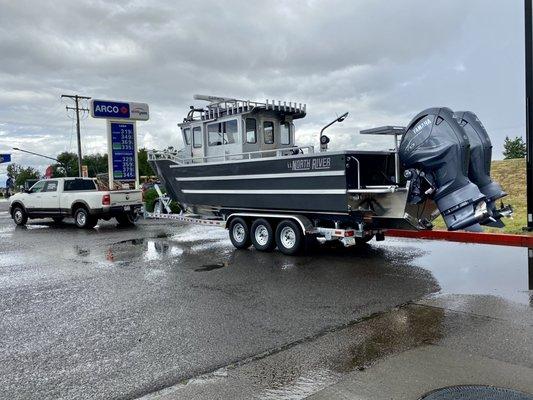 Over size and wide boats are our speciality! Text/Call 602-654-3414 for a quote