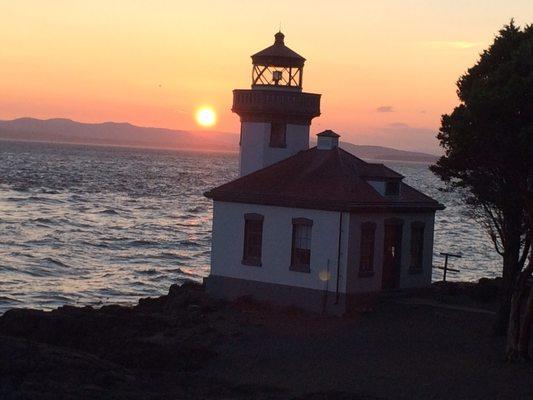 Sunset on San Juan Island