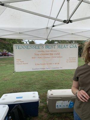 Small local farmers market with some great stuff. Especially loved the meat CSA and the creole diva!