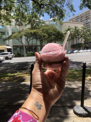 Strawberry ice cream