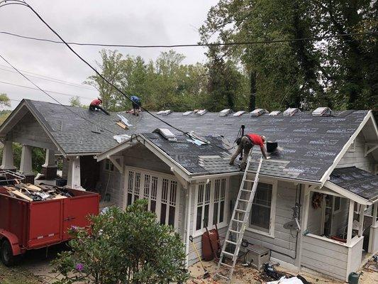 Roof replacement process