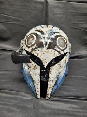 Bo Katan Kryze helmet. Cosplay.