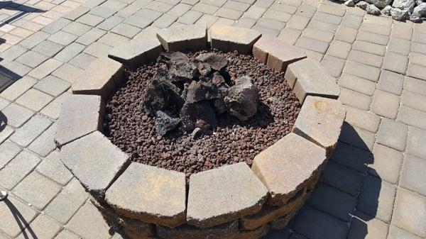 Here is a fire pit I built.