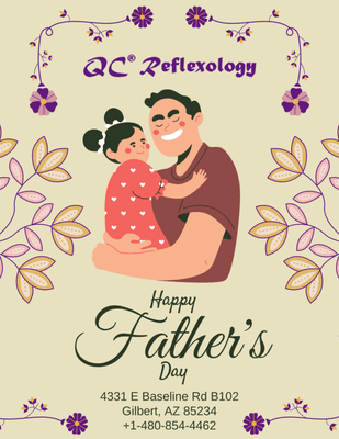 Pamper Dad's feet this Father's Day with a rejuvenating reflexology session at QC Reflexology!