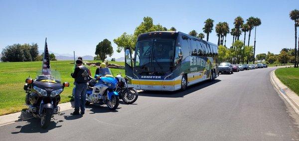 Ebmeyer charter providing transportation for a funeral