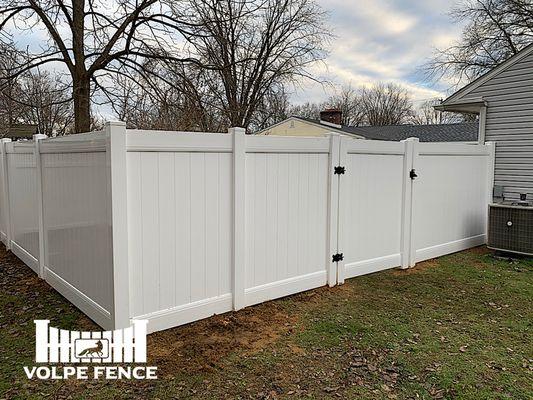 Vinyl fence