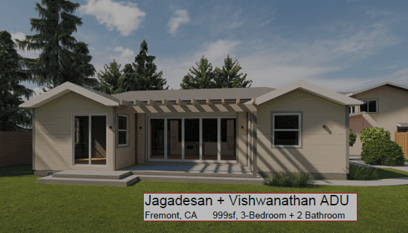 Jagadesan + Vishwanathan Accessory Dwelling Unit Concept Drawing Rendering