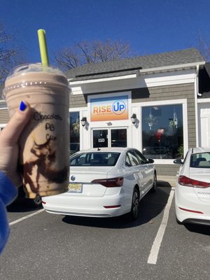 chocolate peanut butter cup protein shake