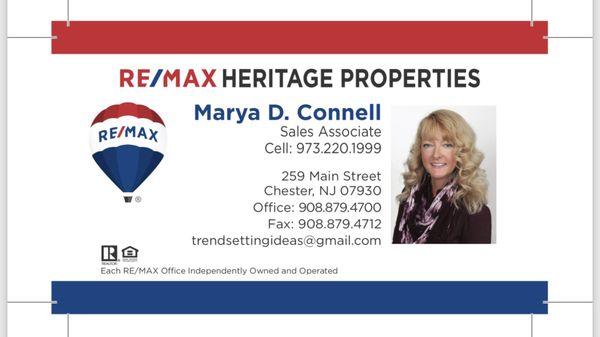 Marya Connell-RE/MAX Heritage Properties