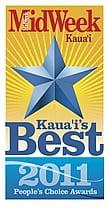 Construction Hawaii.Com is honored to have received the 2008 and 2011 People's Choice Best of Kauai Award for General Contractor