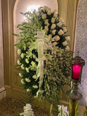 Stunning arrangement for our grandfathers funeral