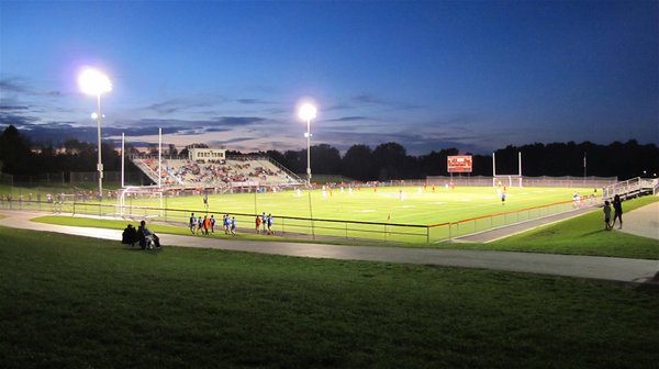 Gorgeous night for a game under the lights!