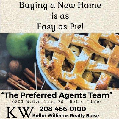 Buying a New Home is as easy as PIE!