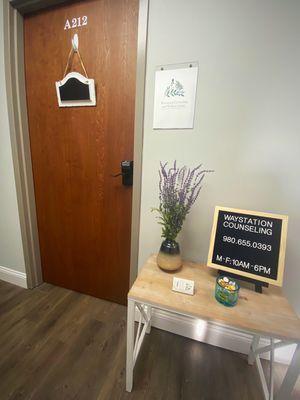 Waystation Counseling Office Entrance (East Charlotte/Matthews location)