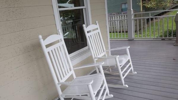 Quaint front porch