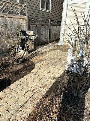 Patio cleaning