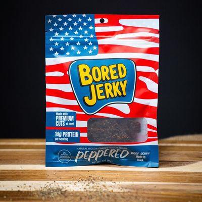 Midway Jr Market is proud to announce that we're the second store in the nation to have Bored Jerky! Find them in store!