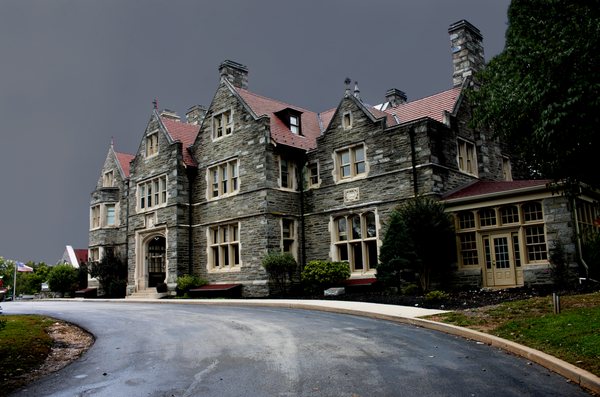 Devon Prep Mansion - before a storm