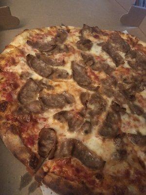 Personal Sausage Pizza 12" --6'slices total