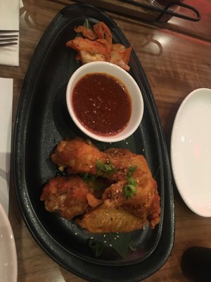 Korean fried chicken wings