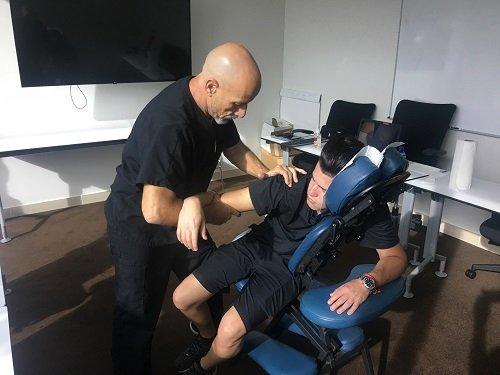 Innovative Corporate Chair Massage @ Braman BMW in Jupiter and Braman Motorcars in West Palm Beach