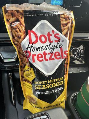 Paid $.05 for a 16oz bag of Dots honey mustard pretzels. The employee couldn't figure out my coupon, got frustrated, quit. Deal for me!