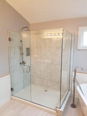 Shower glass