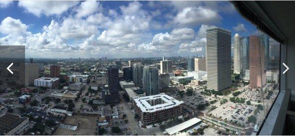 Panoramic view from Station Houston (c/o Lennart Koopman)