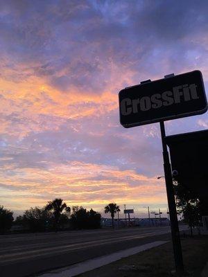 Signage out front -CrossFit