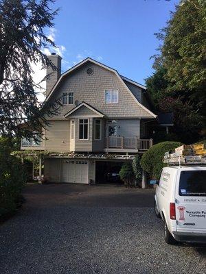 Finished exterior paint project in West Seattle.