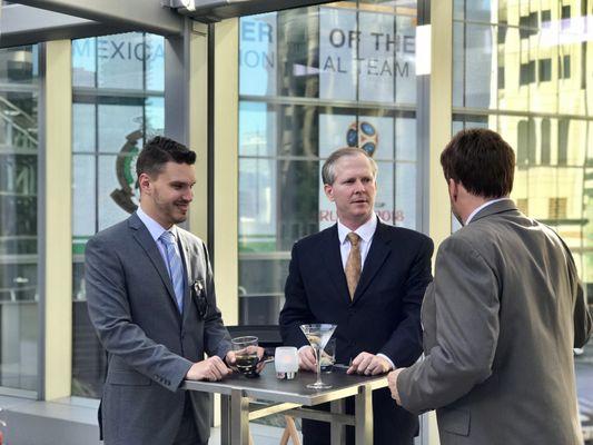 Marlin & Saltzman attorneys at the 2018 LACBA Installation dinner and reception.