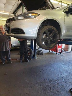 Brakes squealing? 
Over due for an oil change?
A/C not working?
Bring it in and we can fix it no problem.