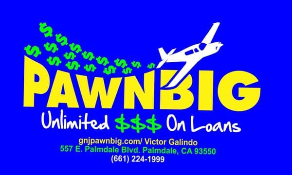 Pawn Big will Buy or Loan on your BIG ITEMS