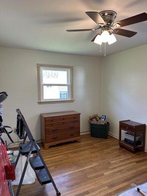 Bedroom Painted Walls & Ceilings