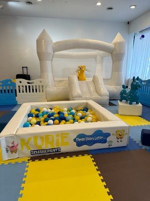 Custom Softplay setup for a 3rd birthday party