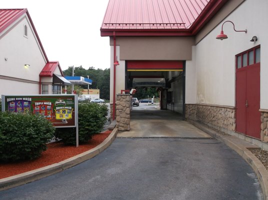 Touchless Car Wash Entrance