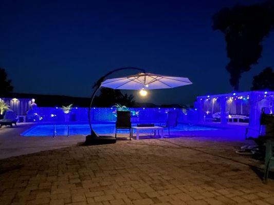 Pool and lighting