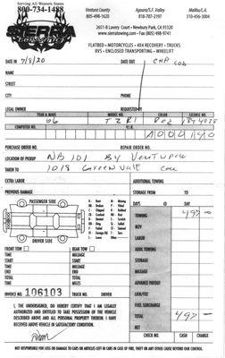 Charged $497 for a 10.1 mile tow