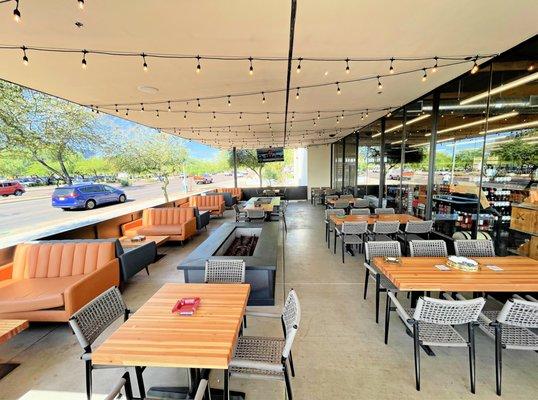 Outdoor smoking lounge in Scottsdale