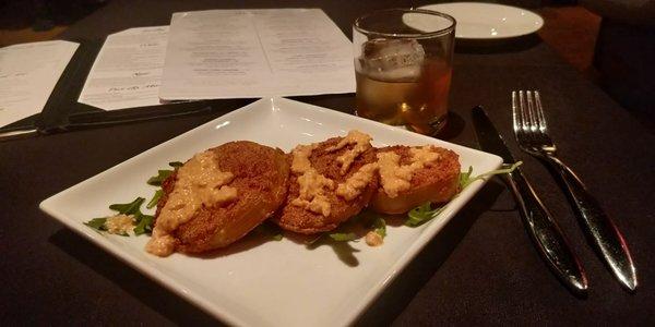 Fried Green Tomatoes & Ghost Coast Ginger whiskey