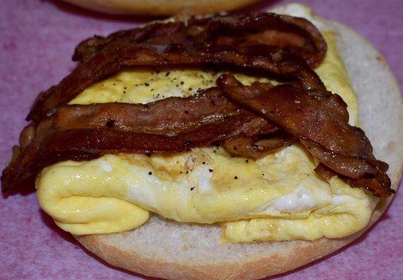 Bacon & Eggs On A Roll