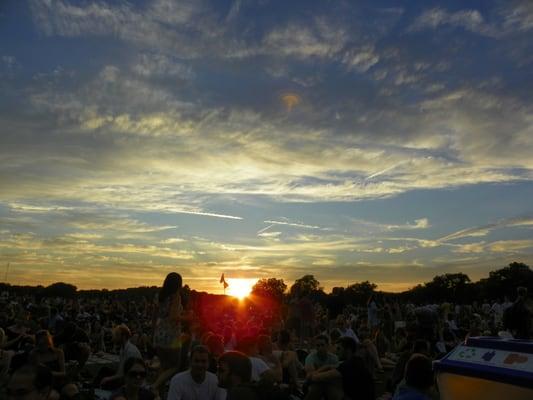 Sunset at Zilker park "Blues on the Green" 2011