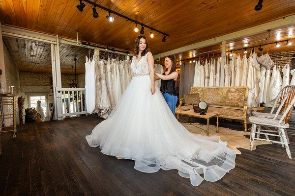 Our private Bridal Loft is beautiful and relaxing!