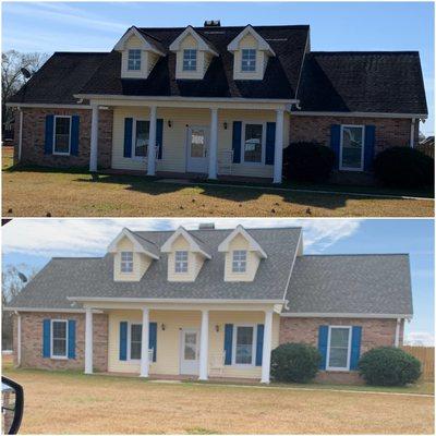 Roof cleaning!