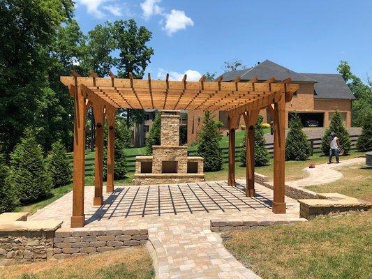 Pergola & Fire Place